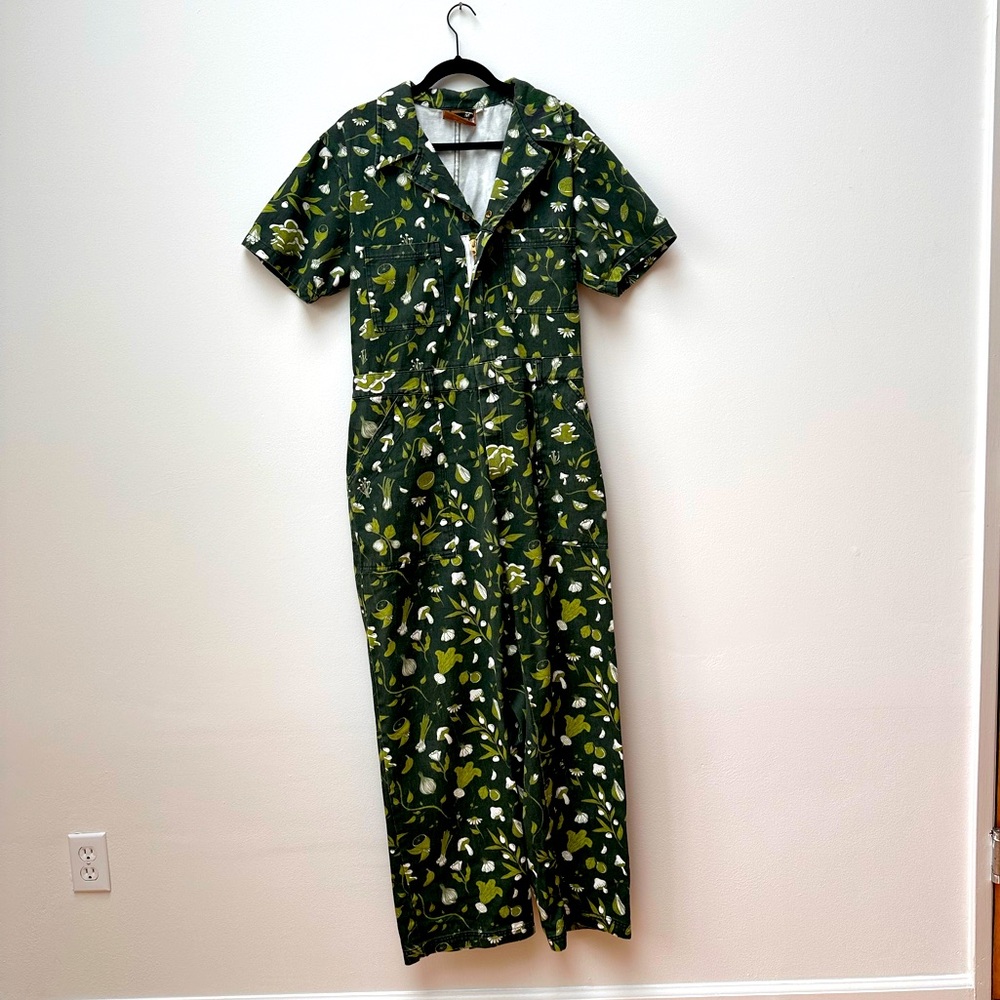 Big Bud Press Green Floral Jumpsuit - Picture 2 of 10